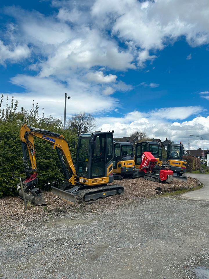 Minibagger Vermietung / Mietmaschinen / Dumper / Rüttelplatte in Engelskirchen