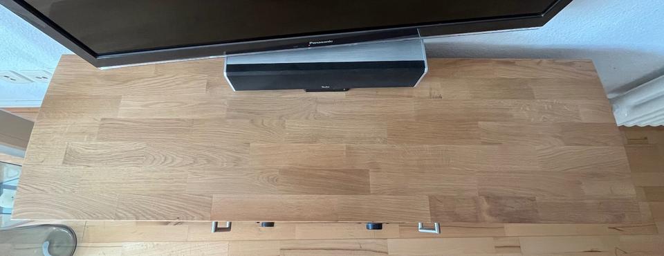 TV-Bank OLDE 150 cm 2 Türen 1 Boden Eiche von Jysk in Hanstedt