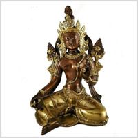 Feine Grüne Tara aus Messing 27cm 3kg Shyama Buddha v. Varianten Dortmund - Derne Vorschau