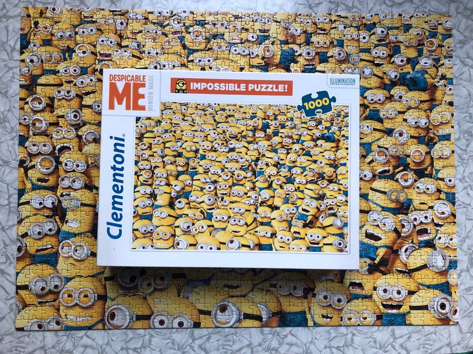 1x Minions Impossible Puzzle 1000 Teile in Strausberg