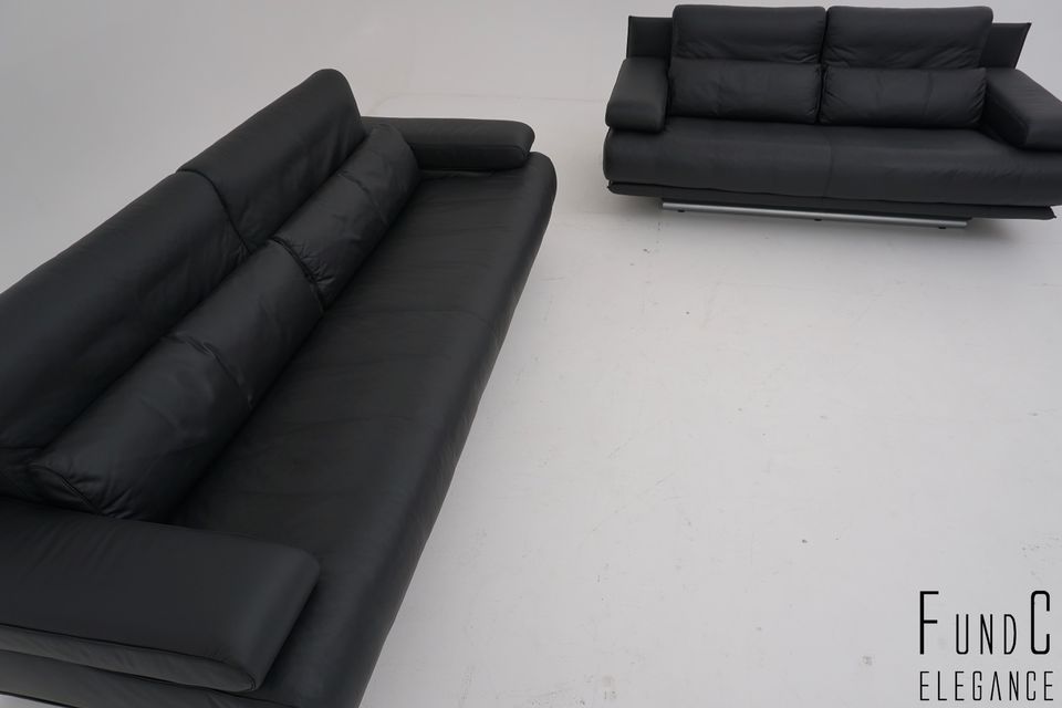 Rolf Benz 6500 Garnitur Couch Sofa Dreisitzer Zweisitzer Leder in Unna