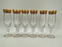 * 6x GLÄSER MURANO GLAS MEDICI GOLDRAND GRAVUR SEKT STIEL LANG CH Berlin - Charlottenburg Vorschau