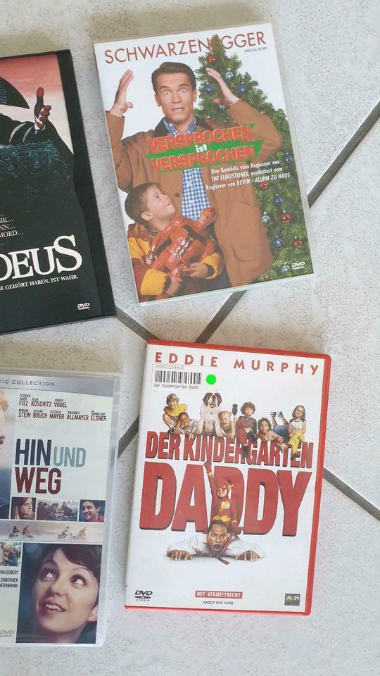 6 DVD's, Amadeus, Kindergartendaddy, Hin und Weg etc. in Kronsgaard