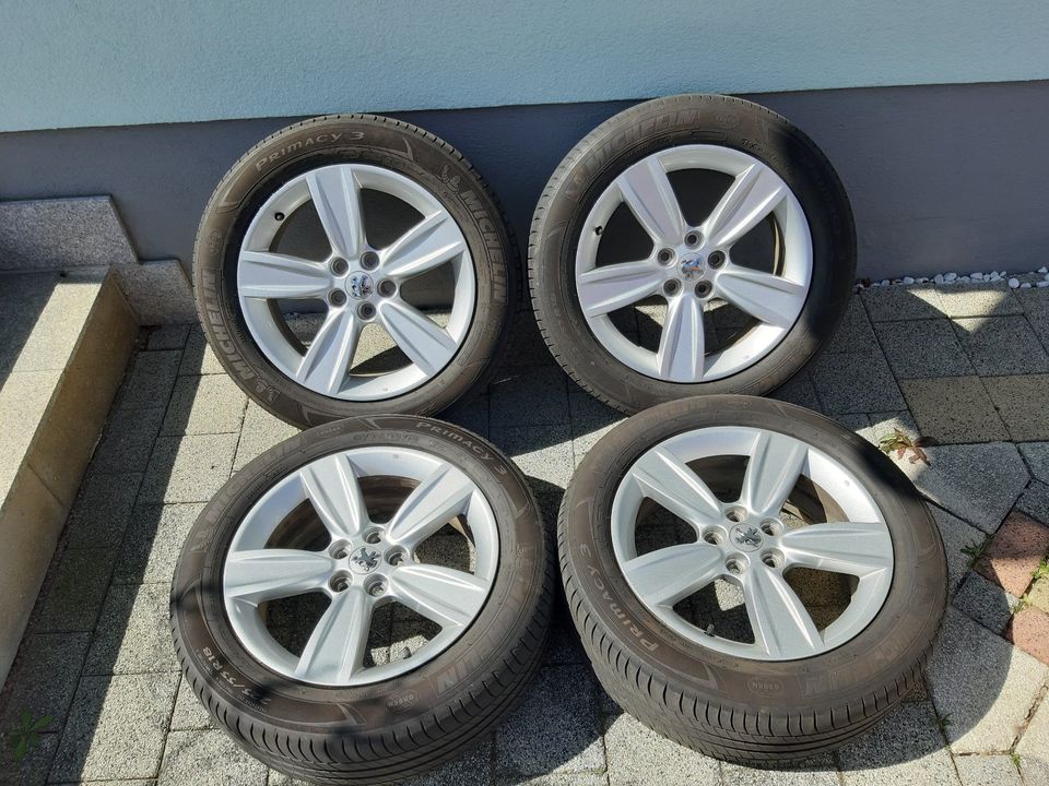 Sommmer komplett Reifen Michelin 225/55R18 Reifen sind wie neu. in Treuchtlingen