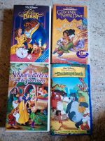 4 VHS Videokassetten Walt Disney Schneewittchen Dschungelbuch ua Sachsen-Anhalt - Loitsche-Heinrichsberg Vorschau