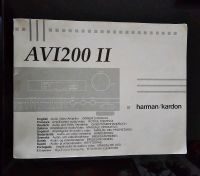 Harman Kardon AVI200 II Anleitung Hessen - Rüsselsheim Vorschau