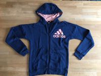 Adidas Trainingsjacke / Sweatjacke / Kaputzenjacke / Größe 164 Niedersachsen - Brake (Unterweser) Vorschau