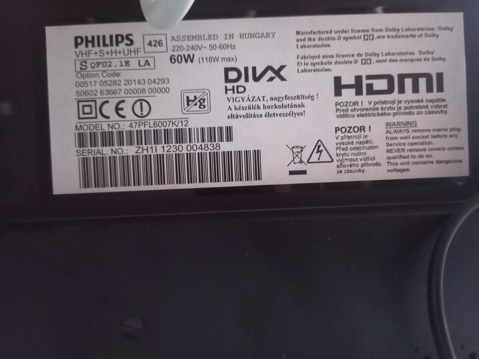 Philips smart TV 47 Zoll in Straßberg