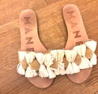 MANEBI Sandalen Schlappen 39 Boho Ibiza ledersohle Bayern - Rosenheim Vorschau