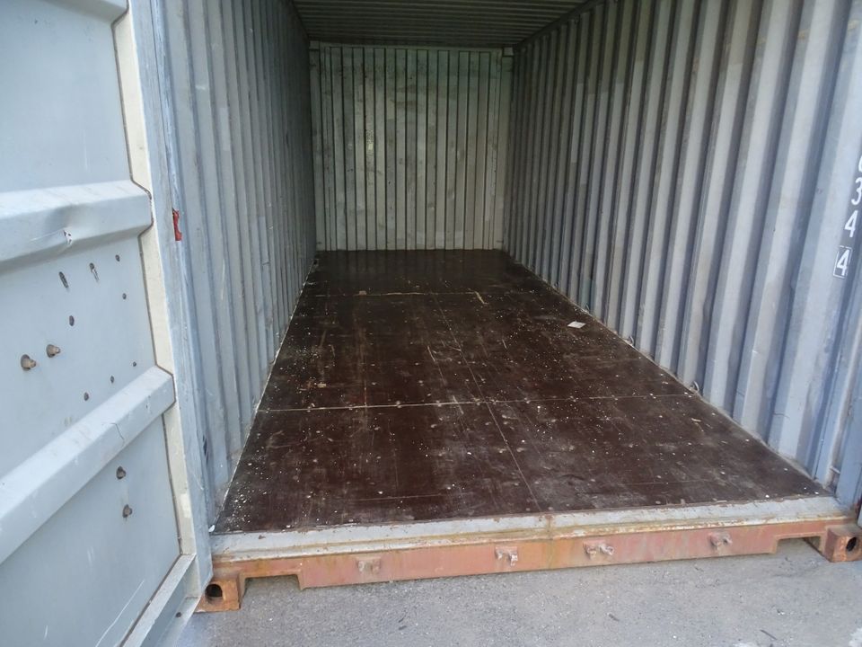 20 Fuß Lagercontainer Seecontainer Frachtcontainer Stahlcontainer Umzugscontainer Überseecontainer Materialcontainer Container gebraucht in Hamburg