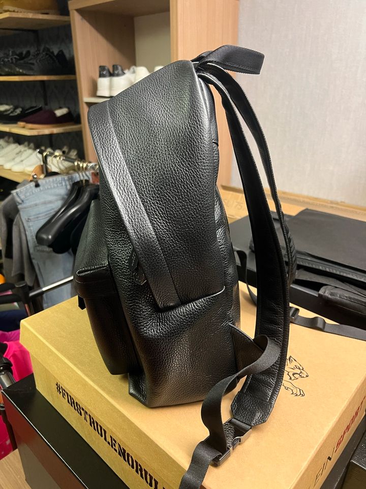 Philipp Plein Rucksack Leder Schwarz in Augsburg