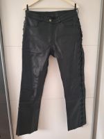 LOUIS Biker Motorrad Leder Schnürjeans schwarz Damen Gr.42 Highwa Bayern - Velden Vorschau