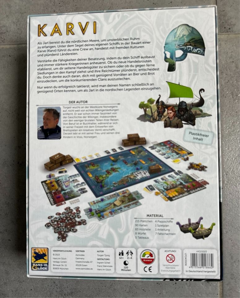 Karvi Brettspiel Hans im Glück Neuwertig in Weingarten (Baden)