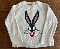 Zara Pullover grau Wendepailletten Bugs Bunny Looney Tunes München - Schwanthalerhöhe Vorschau