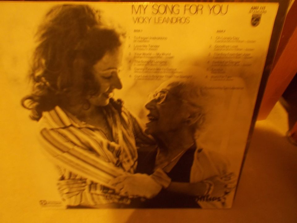 Vicky Leandros Schallplatte (LP) "My Song for You" 1974 in Kassel