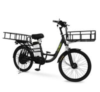 Cargo Lastenfahrrad E-Bike mit Gepäckträger 22" schwarz E Bike El Nordrhein-Westfalen - Wermelskirchen Vorschau