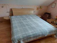 Doppelbett mit Lattenrost und Nachttisch Hessen - Neu-Anspach Vorschau