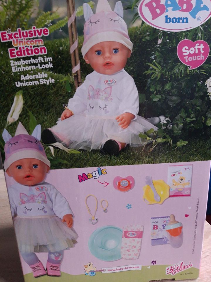 Baby Born Magic Girl Exklusiv Unicom Edition in Velden Mittelfr.