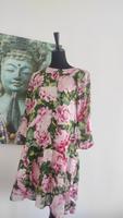 Hallhuber Blumenkleid - Rosen grün midi pink rosa Nordrhein-Westfalen - Kempen Vorschau