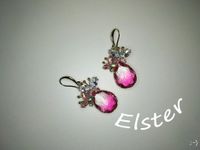 Neue Ohrringe, Ohrschmuck Tropfen, Schmetterling, Ohrstecker Rosa Dresden - Prohlis-Nord Vorschau