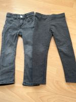 Skinny fit Jeans Hose Leggings schwarz 92 H&M Nordrhein-Westfalen - Neuss Vorschau