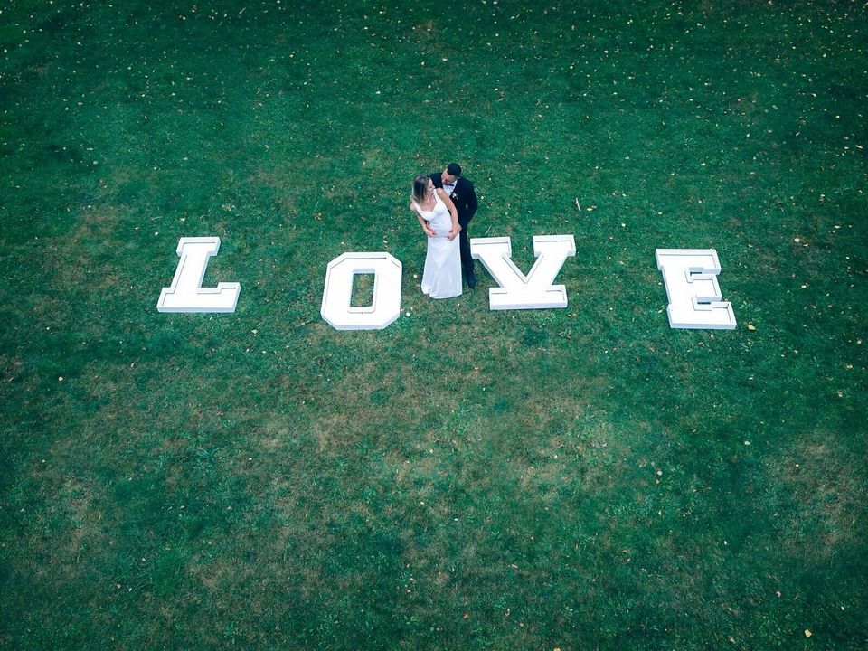 Hochzeit XXL LOVE LED Buchstaben Deko Fotobox Standesamt Foto in Gudensberg