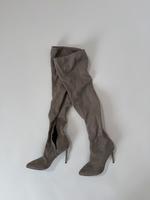 graue Wildleder Overknees NEU Baden-Württemberg - Talheim Neckar Vorschau