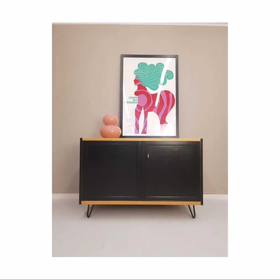 Vintage Sideboard 60er 70er Mid-Century Kommode Anrichte in Solingen