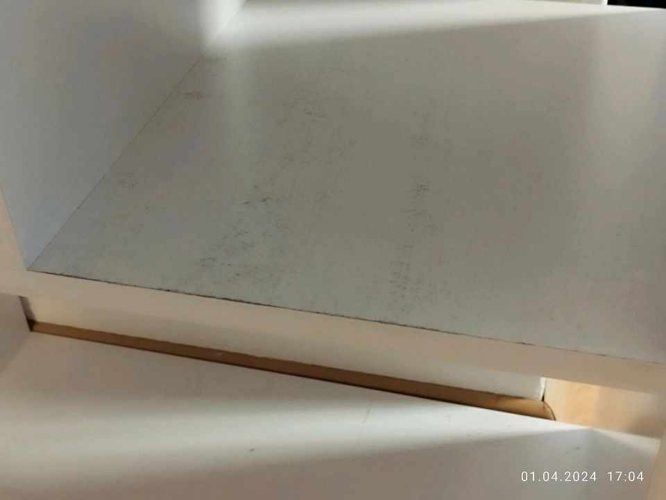 Schreibtisch mit Regal Weiß in Werne