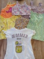 Sommer T-Shirts Mädchen 122 / 128 7 Stück Sachsen - Netzschkau Vorschau