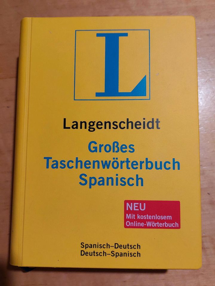 Verkaufe neuwertiges Langenscheidt Großes Taschenwörterbuch Spani in Wegscheid