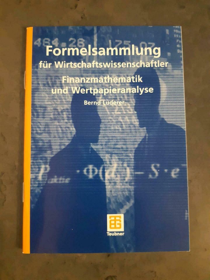 Formelsammlung für Wirtschaftswissenschaftler von Bernd Luderer in Schwabsoien