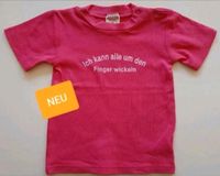 NEU T-Shirt Schnizler Gr. 86 pink "Ich kann alle um den Finger" Nordrhein-Westfalen - Enger Vorschau