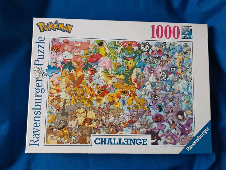 Pokémon Puzzle 1000 Teile, Ravensburger Puzzle in Rosenthal am Rennsteig