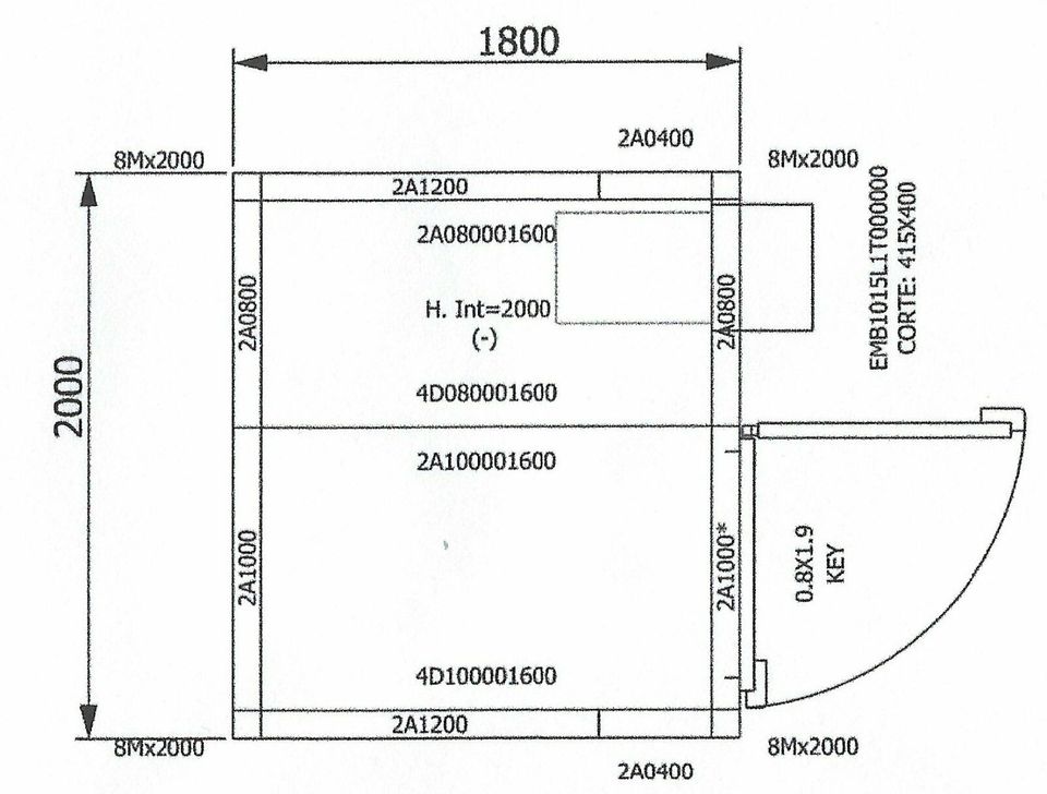 Neue Tiefkühlzelle KIDE incl. Aggregat 1,80 x 2,00 x 2,20m in Diez