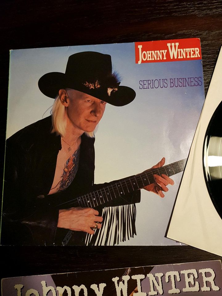 2 Schallplatten / LP / Johnny Winter 3rd Degree Serious Business in Dresden