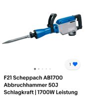 Abbruchhammer zu vermieten AB 1700   16kg , 50 Joule Thüringen - Schmalkalden Vorschau