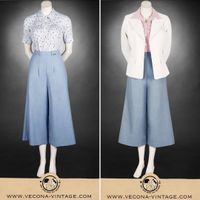 Vecona Vintage 1930s Style Culottes Rockabilly Swing Baden-Württemberg - Konstanz Vorschau