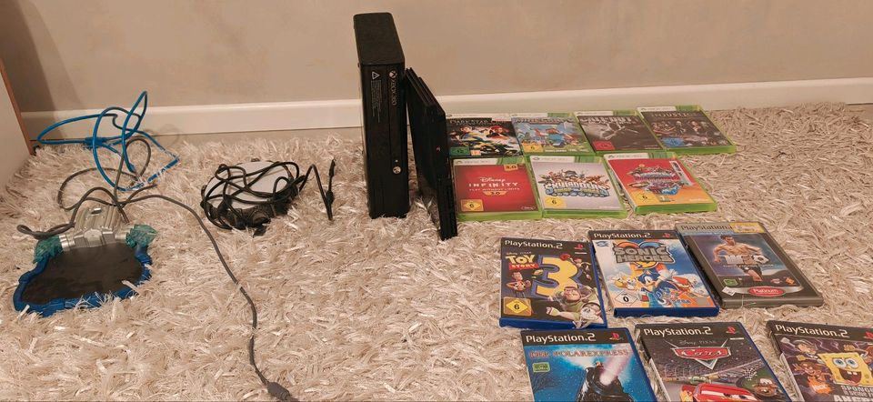 Xbox 360e, ps2 slim in Haan