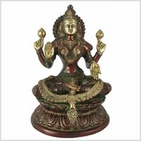 Lakshmi Göttin des Reichtums Messing 3,1kg 26cm Durga Sarasvati Berlin - Steglitz Vorschau