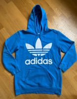 Adidas Essentials Hoodie Kapuze Pullover lang blau | Größe S Berlin - Niederschönhausen Vorschau
