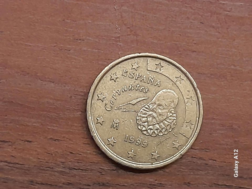 3 Münzen 1999 Niederlande 50,20,5 Cent,2 Münzen Spanien1999 20,10 in Wunstorf