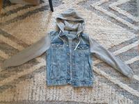 Jeansjacke blau H&M graue Ärmel & Kapuze M Lindenthal - Köln Sülz Vorschau