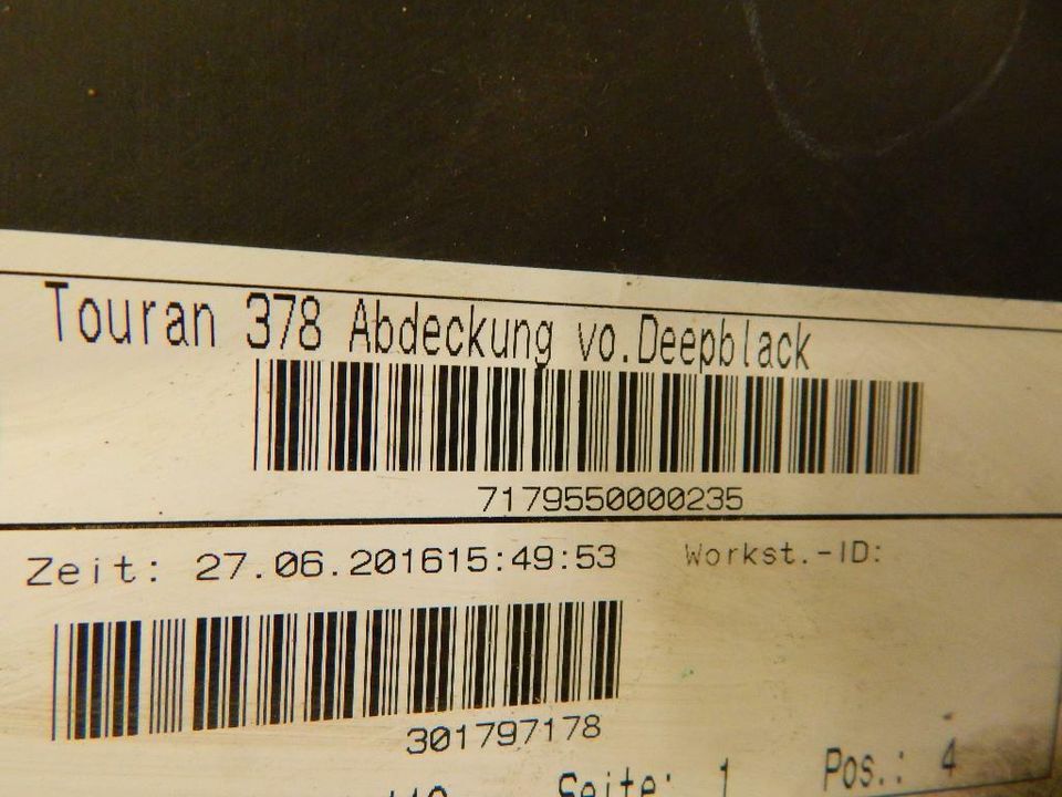 Original Vw Touran 5T Stoßstange vorne PDC 4 SRA 5TA807217AL in Gifhorn