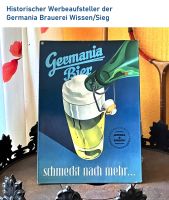 Seltener Aufsteller der Sieg-Rheinischen-Germania-Brauerei Rheinland-Pfalz - Roth (Landkreis Altenkirchen) Vorschau