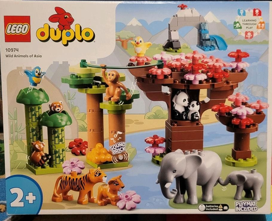 LEGO duplo Wild Animals of Asia 10974 neuwertig in Bernsbach 