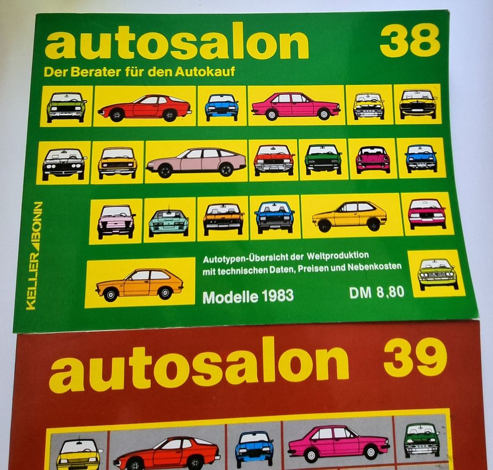 Autosalon in Buchform 2 Stück Band 38 & 39 Jahrgang 83/84 in Essen