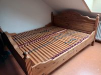 Doppelbett aus Kiefernholz mit zwei Lattenrosten Baden-Württemberg - Ehingen (Donau) Vorschau