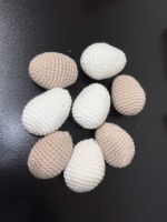 8x Set Eier gehäkelt neu beige weiß Deko Einkaufsladen Kinder Schleswig-Holstein - Flensburg Vorschau