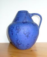 Mid Century HEY Keramik Hartwig Heine Vase - Blue Fat Lava Design Düsseldorf - Bilk Vorschau